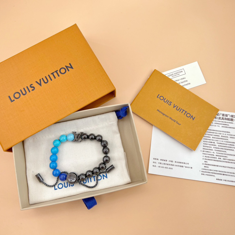 Louis Vuitton LV Beads Bracelet   M0947A - DesignerGu