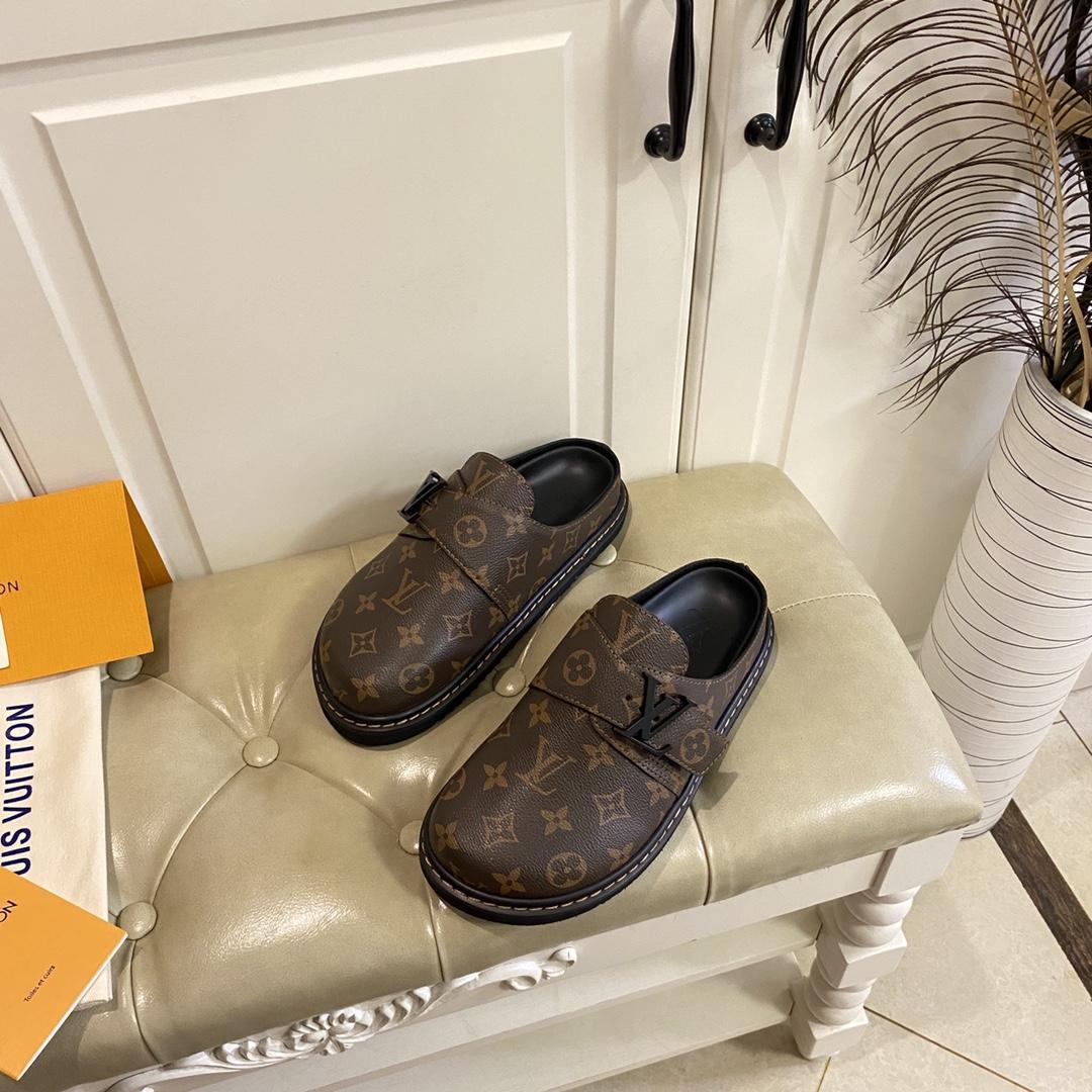 Louis Vuitton LV Easy Mule    1A8WIB - DesignerGu