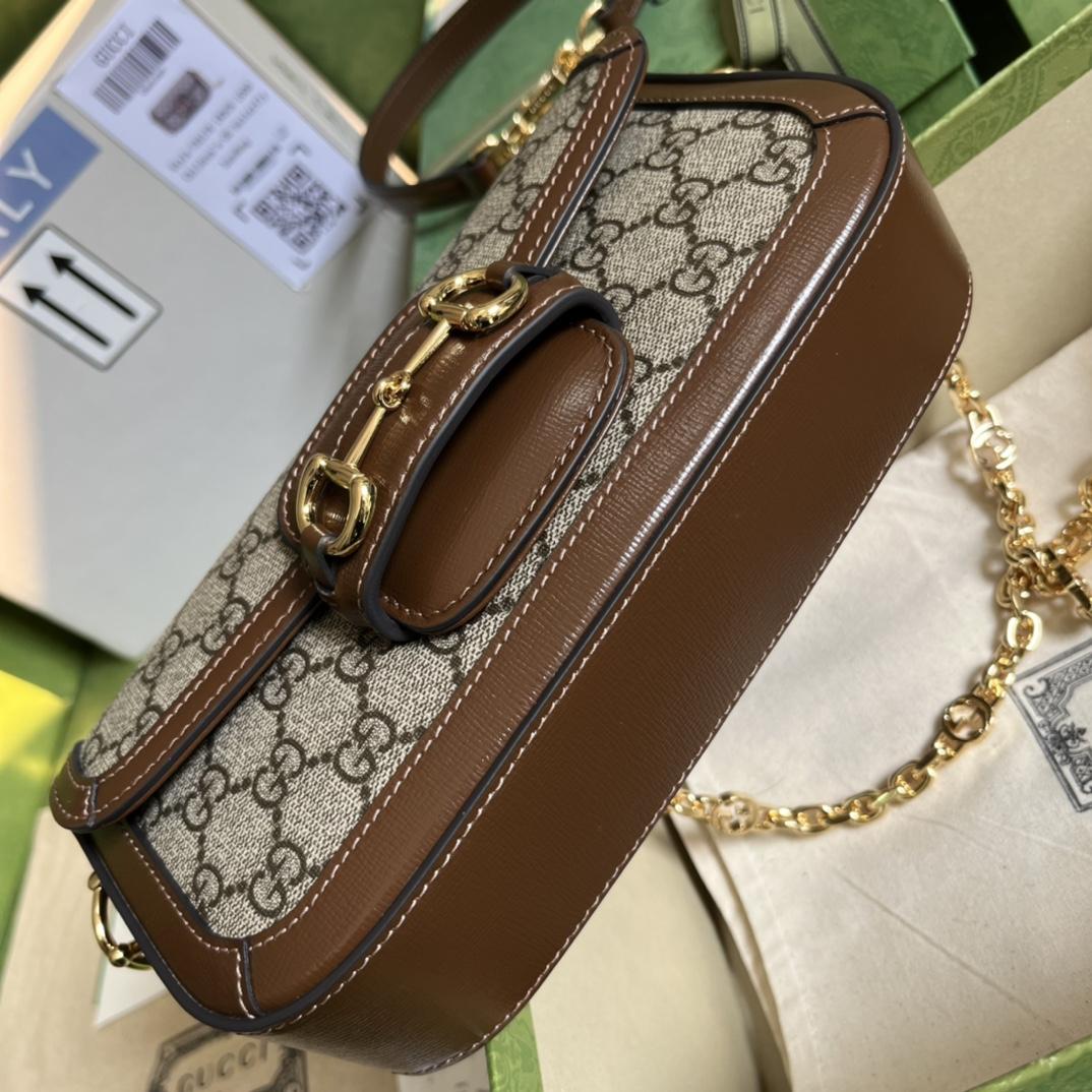 Gucci Horsebit 1955 Shoulder Bag(24-13-5cm)   - DesignerGu