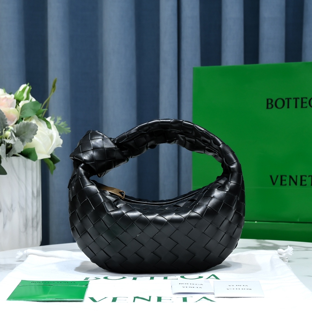 Bottega Veneta Mini Jodie Intrecciato Leather Top Handle Bag(28-23-8cm) - DesignerGu