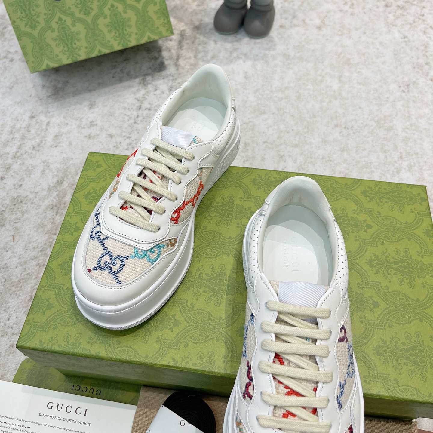 Gucci Chunky B Sneaker - DesignerGu