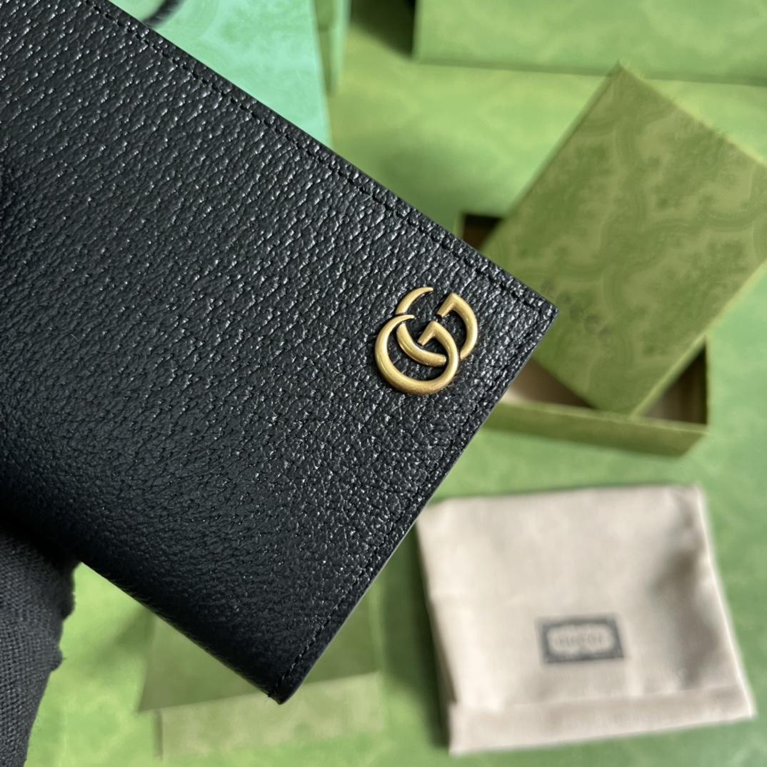 Gucci GG Marmont leather long ID wallet - DesignerGu