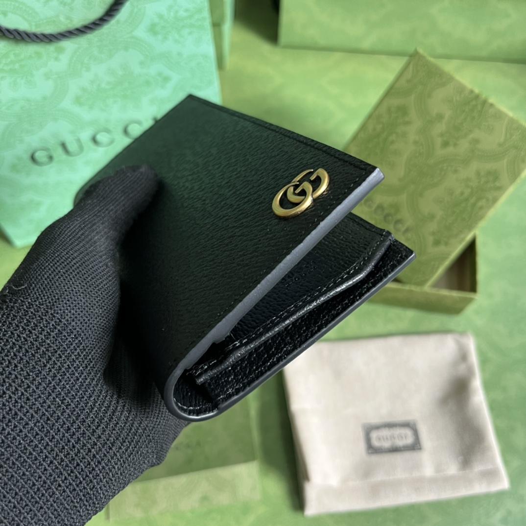 Gucci GG Marmont leather long ID wallet - DesignerGu