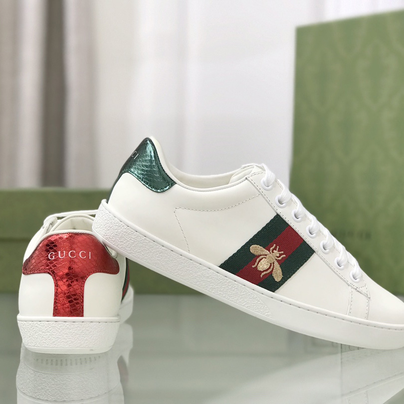 Gucci Ace Sneaker With Bee - DesignerGu