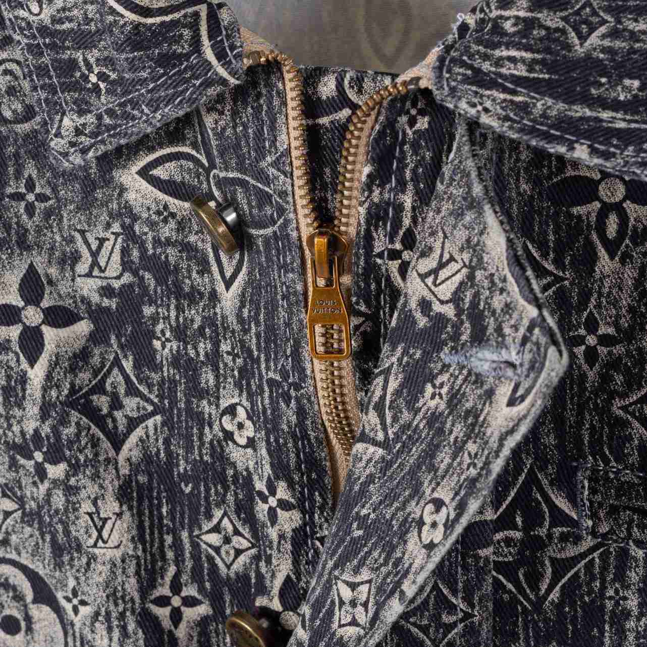 Louis Vuitton Monogram Tailored Denim Jacket       1AATFX - DesignerGu