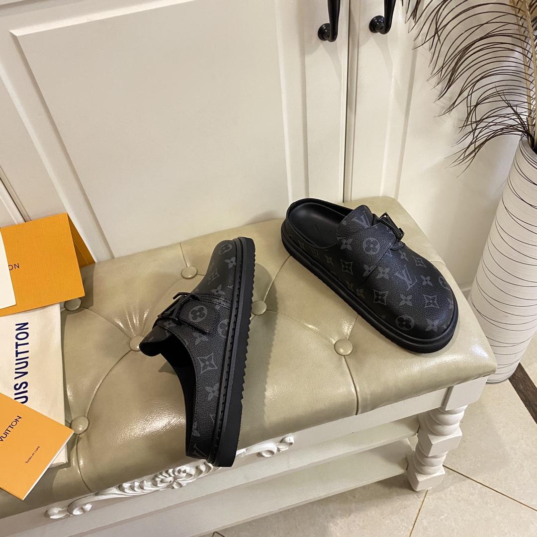 Louis Vuitton LV Easy Mule    1A8WIP - DesignerGu