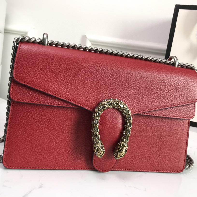 Gucci Dionysus Leather Shoulder Bag(28-18-9cm)   - DesignerGu