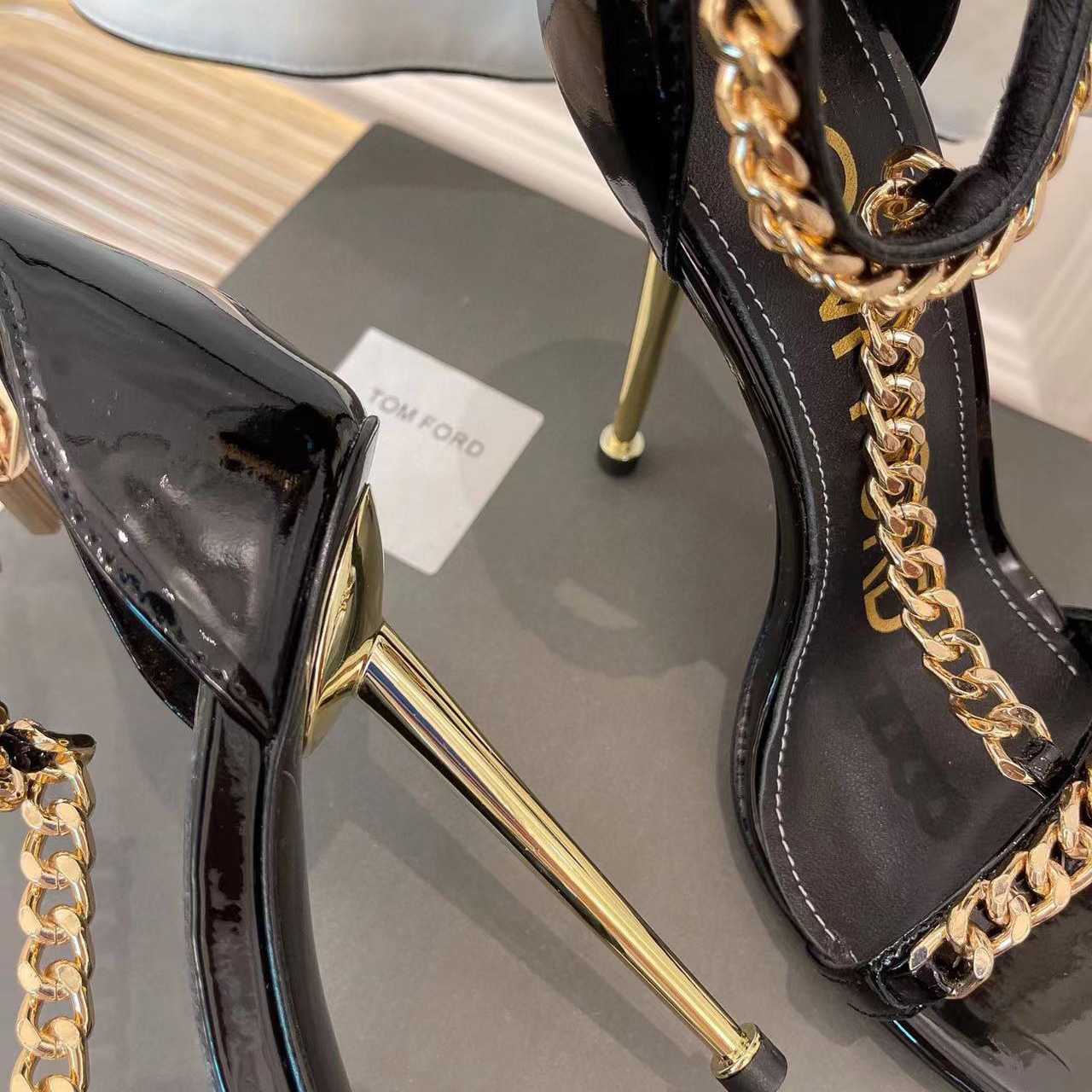 Tom Ford Chain-Embellished Sandals - DesignerGu