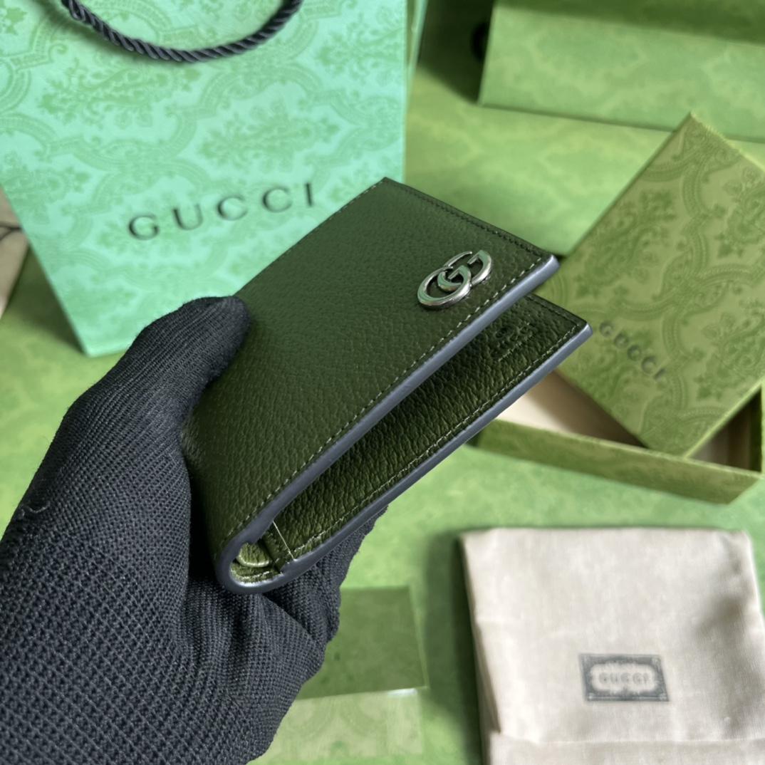 Gucci GG Marmont Leather Bi-Fold Wallet(21-9cm) - DesignerGu