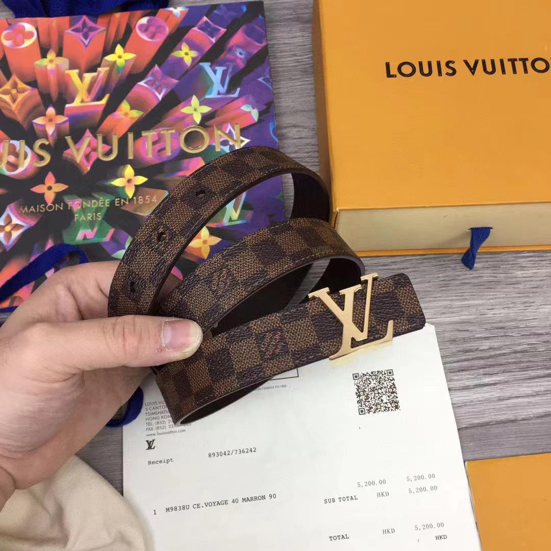 Louis Vuitton Monogram Belt - DesignerGu