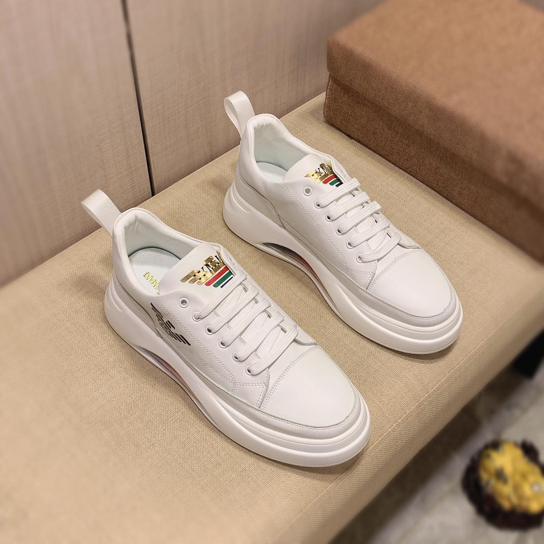 Armani Logo Sneakers - DesignerGu