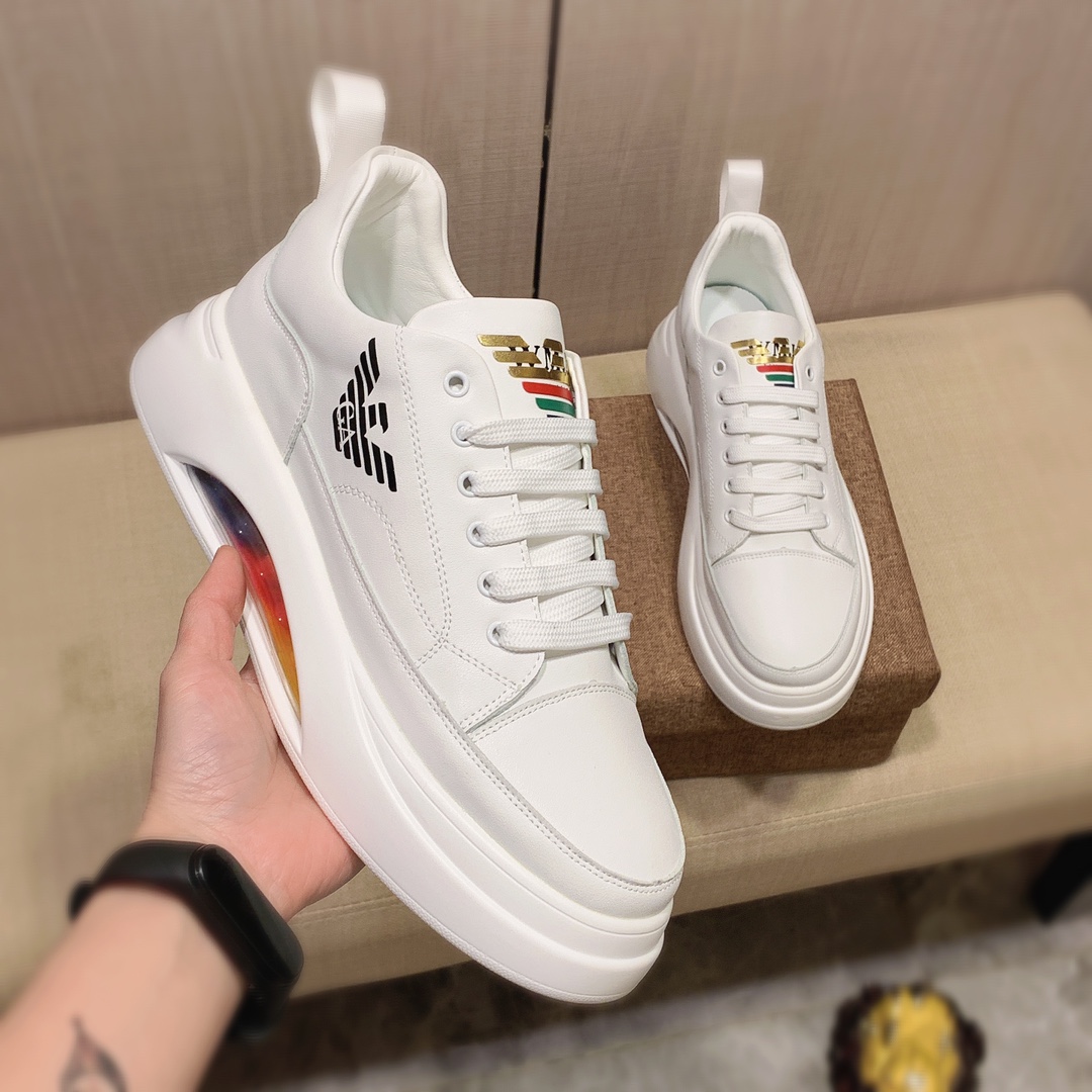 Armani Logo Sneakers - DesignerGu