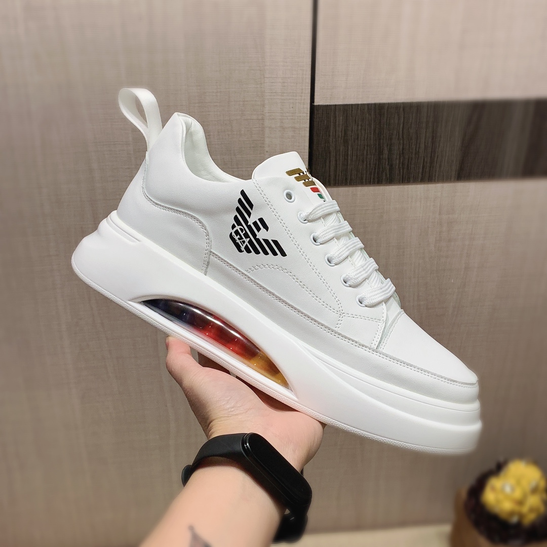 Armani Logo Sneakers - DesignerGu