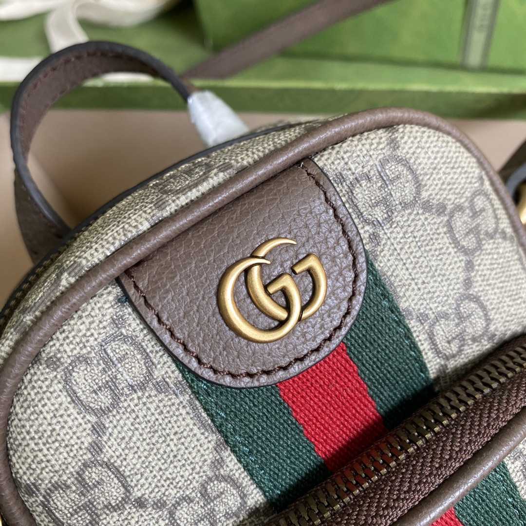 Gucci Ophidia GG Mini Bag(12-16-7cm)   - DesignerGu