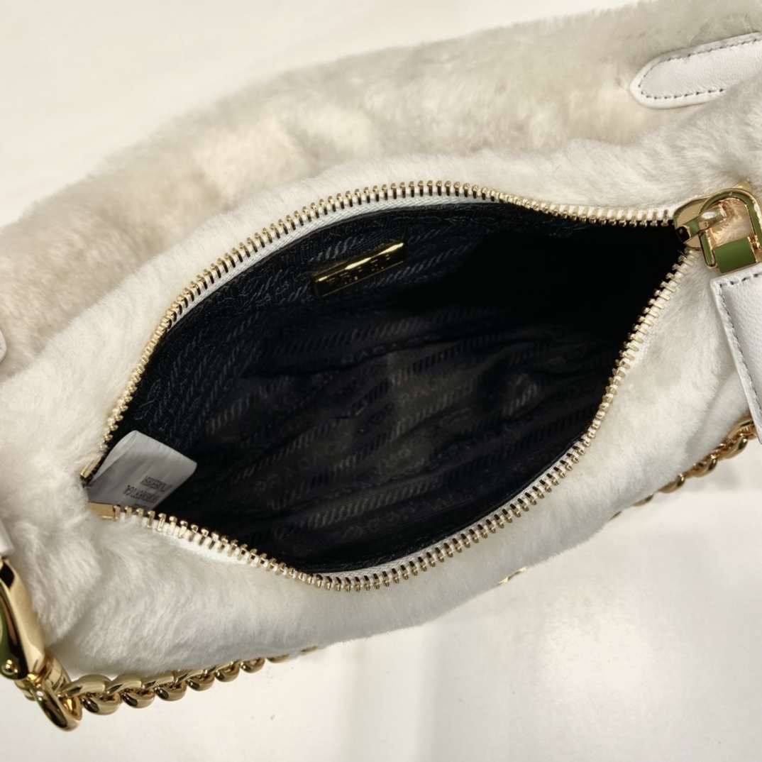 Prada Shearling Mini Bag(23-17-8cm) - DesignerGu