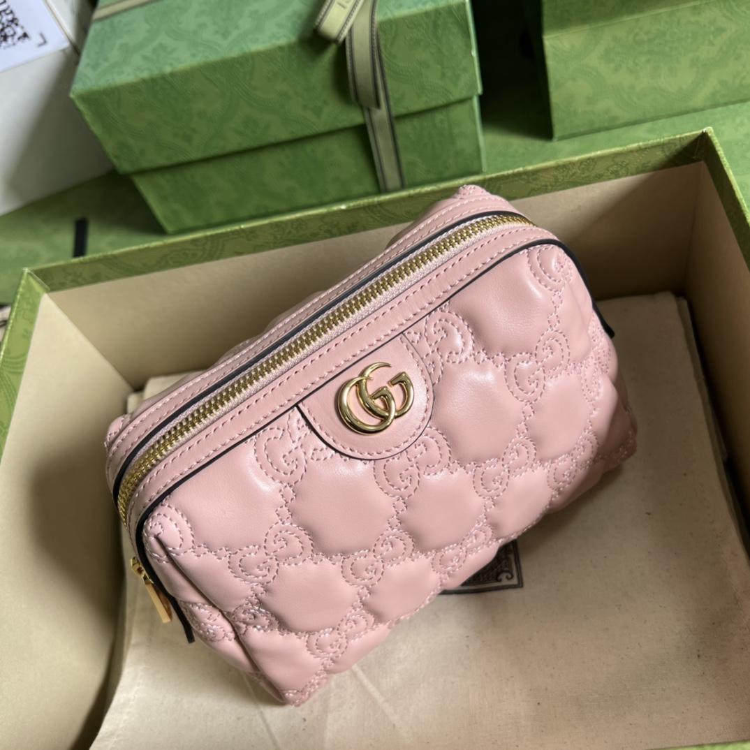 Gucci GG Matelassé Beauty Case(16*12.5*9cm) - DesignerGu