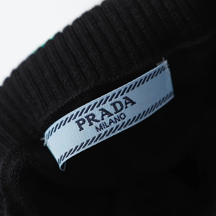 Prada Worsted-Wool Mock-Neck Sweater - DesignerGu