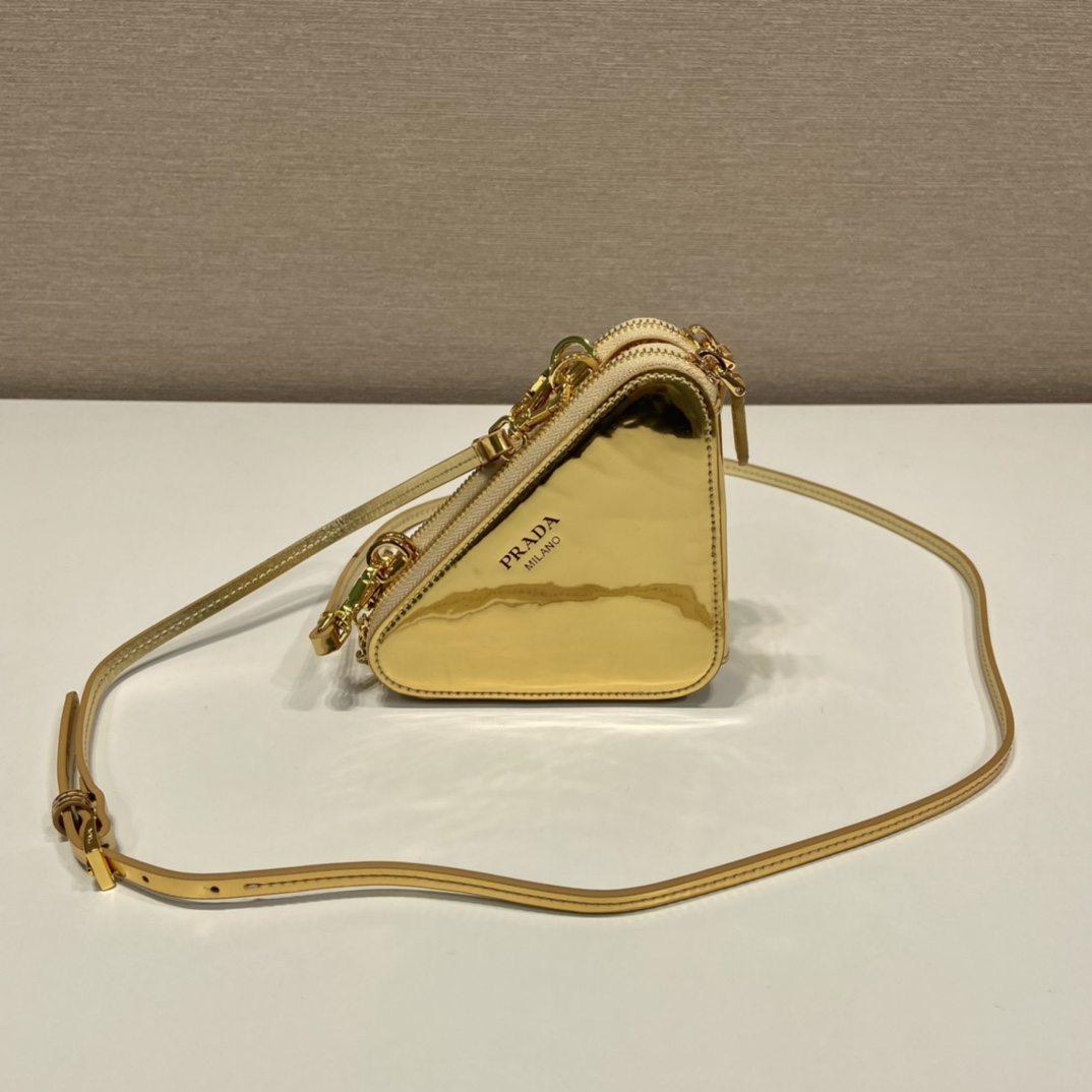 Prada Embellished Satin And Leather Mini-Pouch - DesignerGu