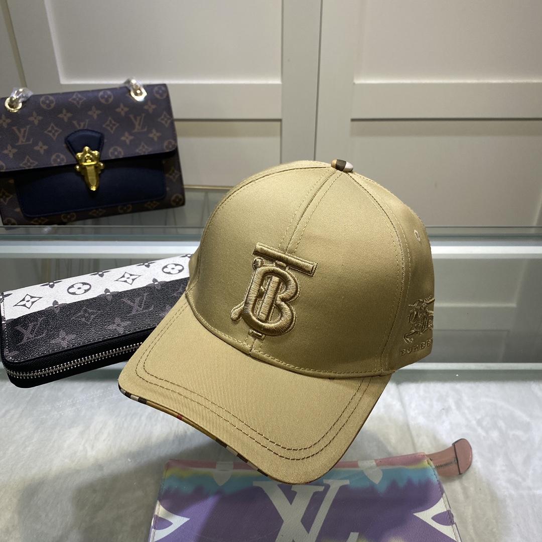 Burberry 'TB' Cotton Twill Baseball Cap - DesignerGu