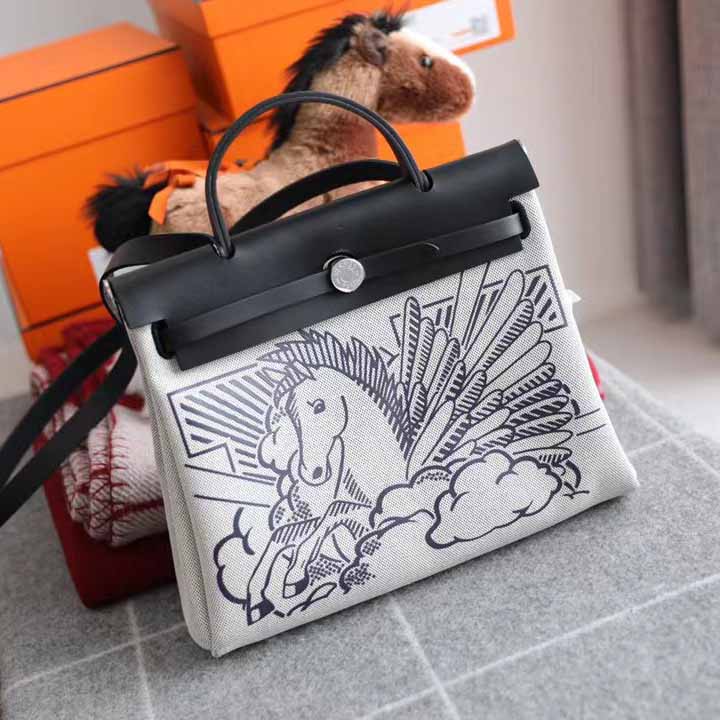 Hermes Herbag Handbag (31-26-10cm) - DesignerGu