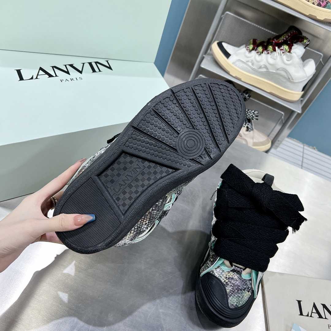 Lanvin Curb Low-Top Sneakers - DesignerGu