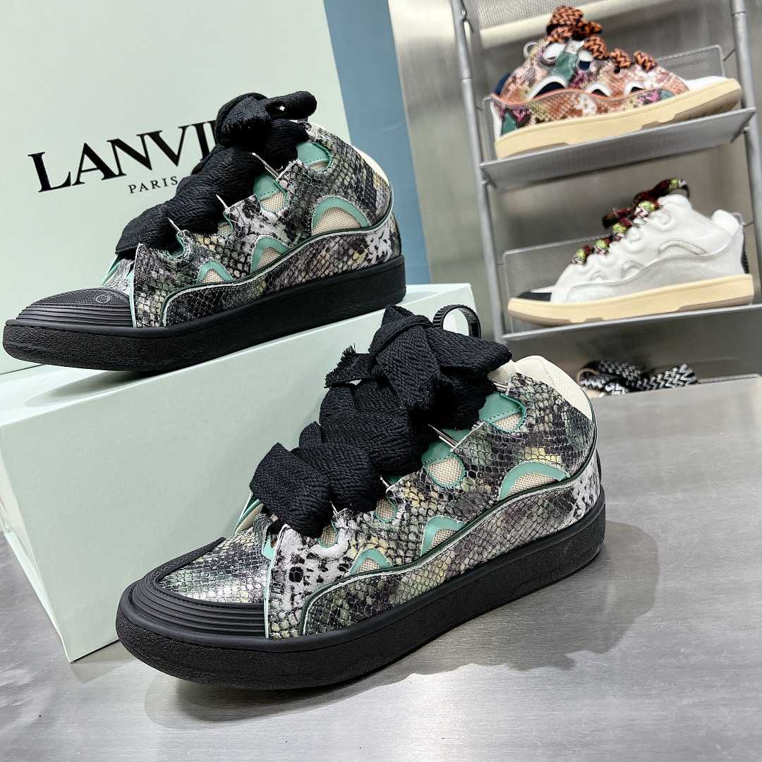 Lanvin Curb Low-Top Sneakers - DesignerGu