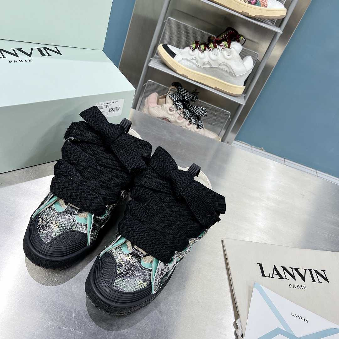 Lanvin Curb Low-Top Sneakers - DesignerGu