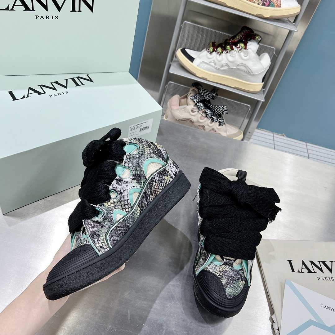 Lanvin Curb Low-Top Sneakers - DesignerGu