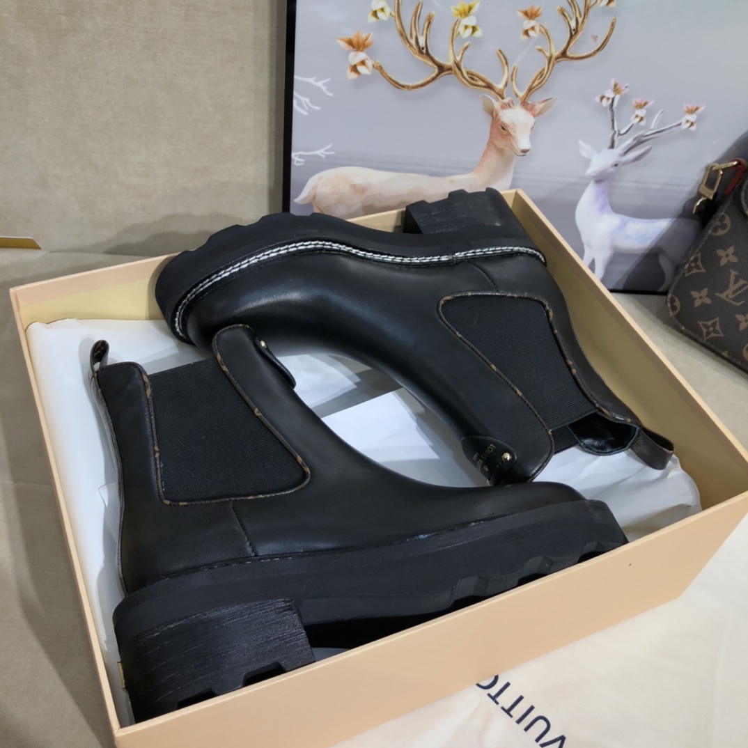 Louis Vuitton Lv Beaubourg Ankle Boot     1A8949 - DesignerGu