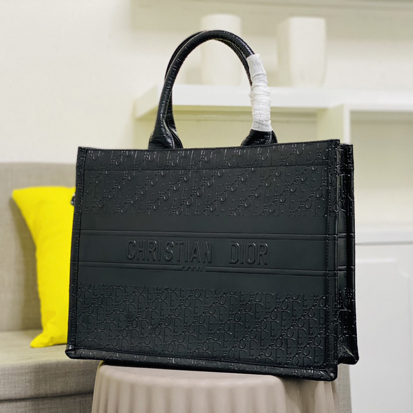 Dior Oblique Black Book Tote(42*16*32cm) - DesignerGu