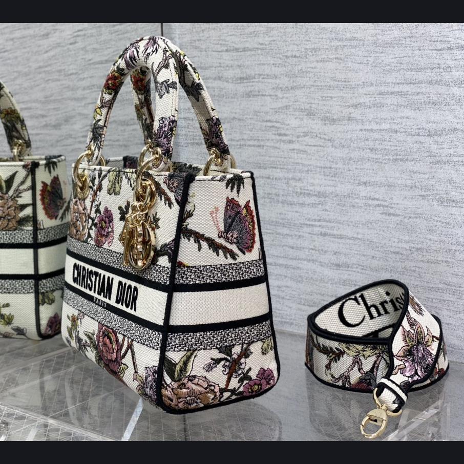 Dior Medium Lady D-lite Bag - DesignerGu