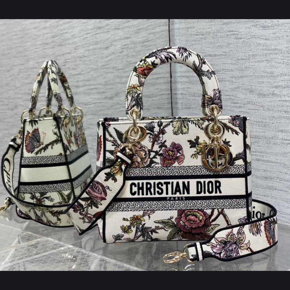 Dior Medium Lady D-lite Bag - DesignerGu