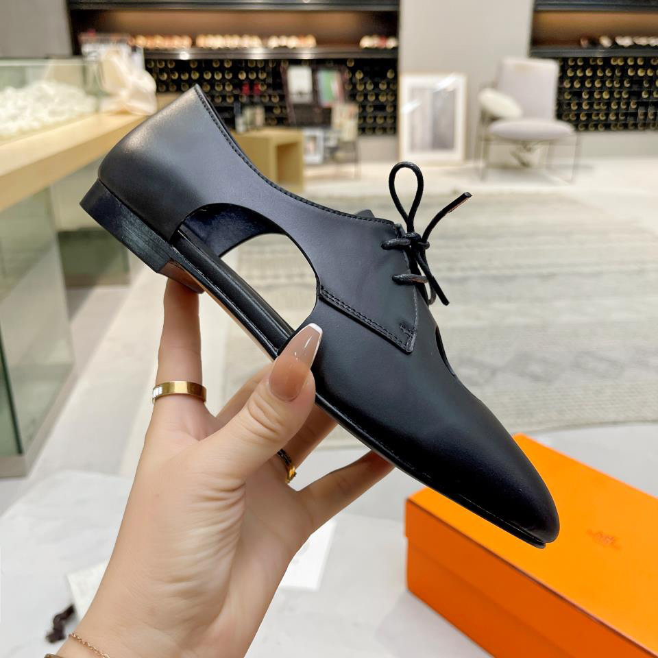 Hermes Lace-Up Shoes - DesignerGu