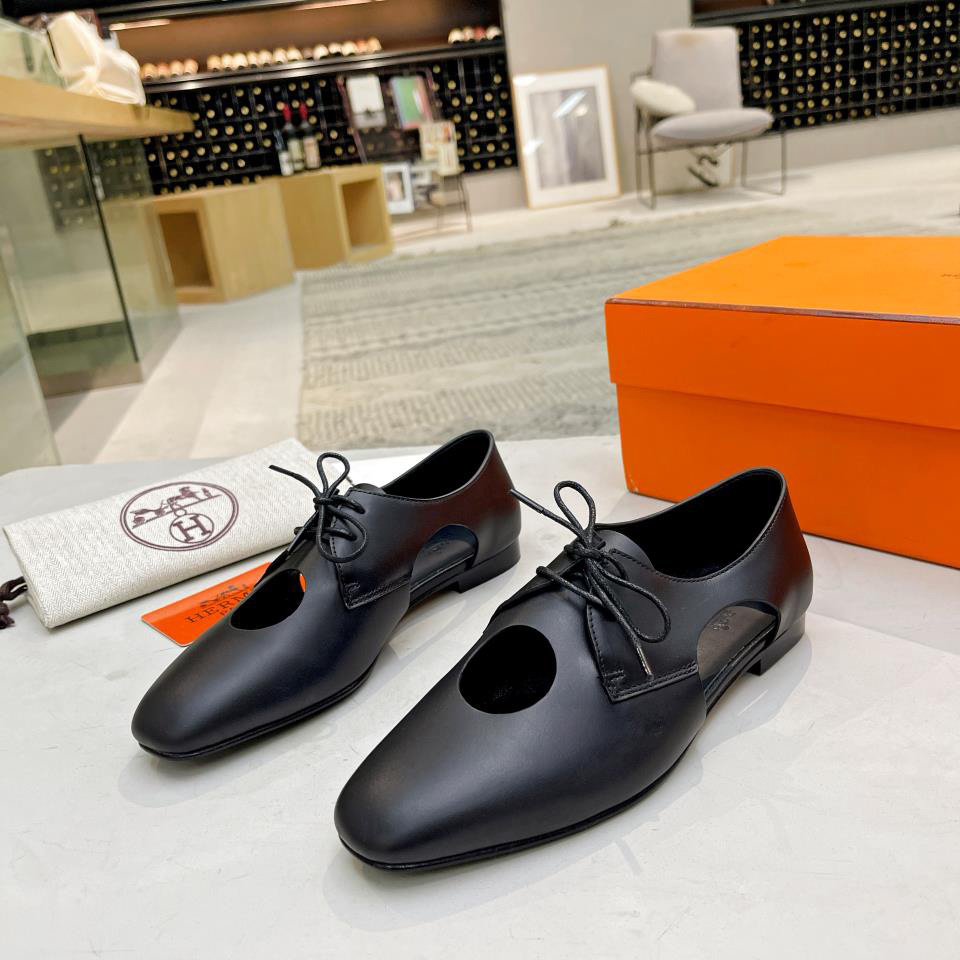 Hermes Lace-Up Shoes - DesignerGu