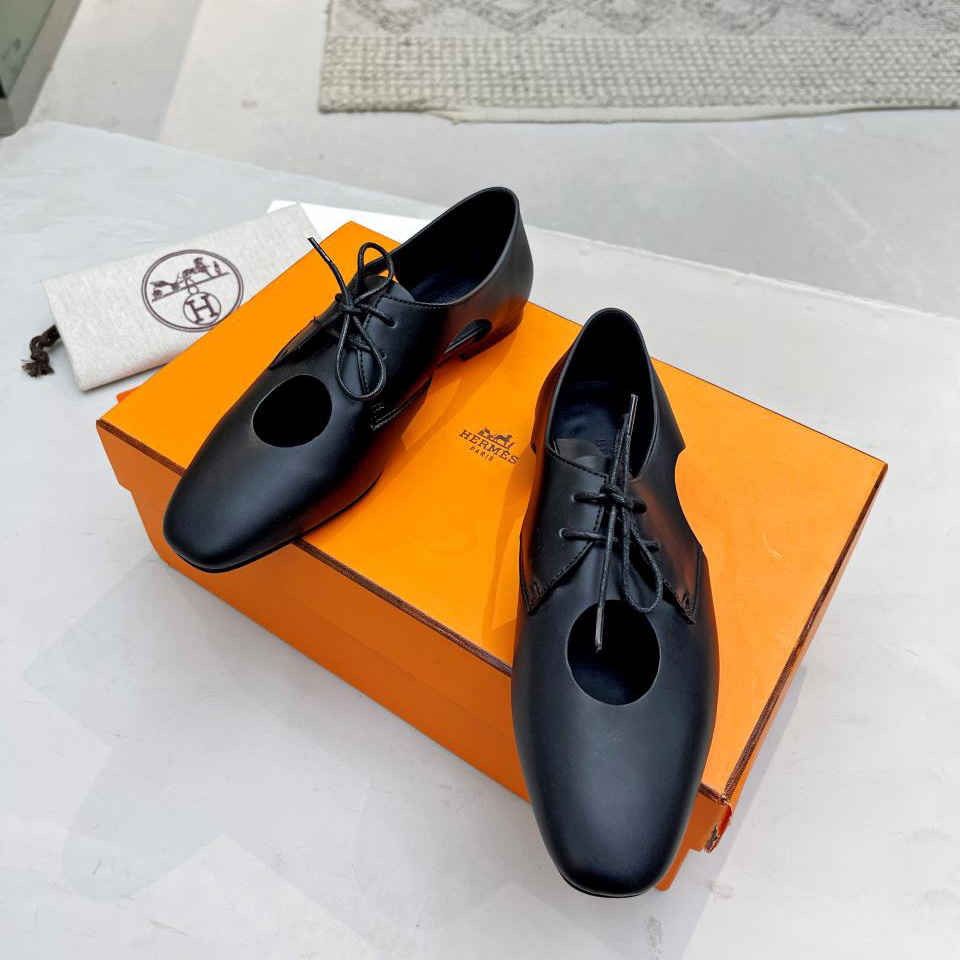 Hermes Lace-Up Shoes - DesignerGu