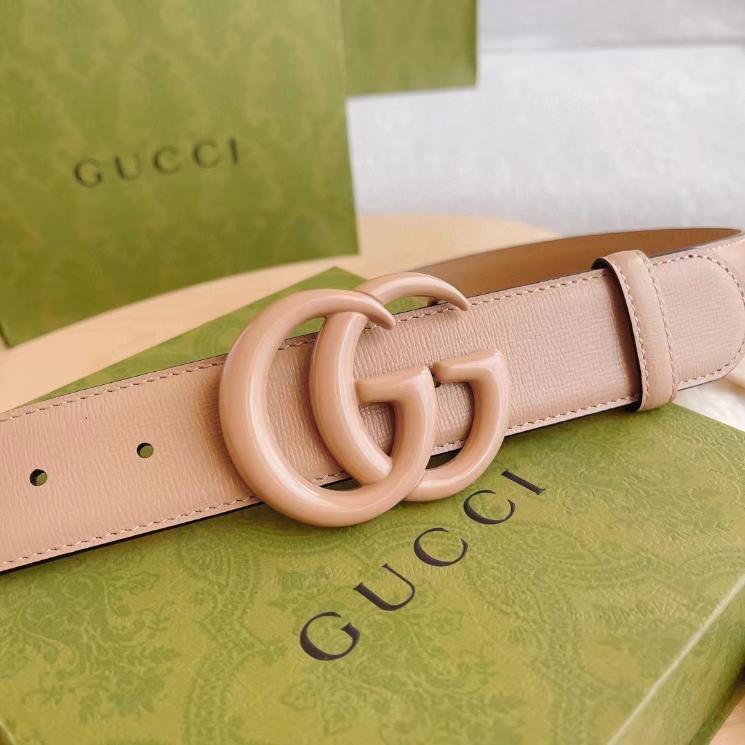 Gucci GG Marmont Wide Belt - DesignerGu