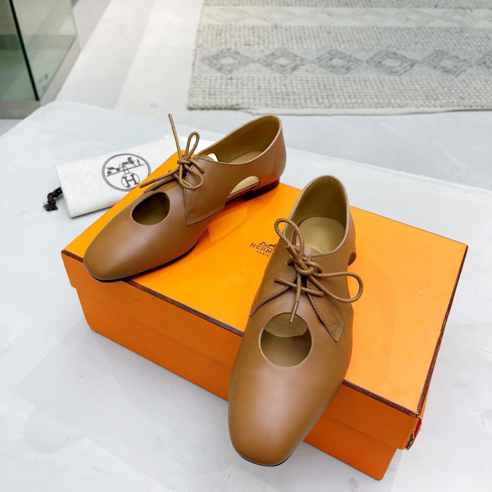 Hermes Lace-Up Shoes - DesignerGu