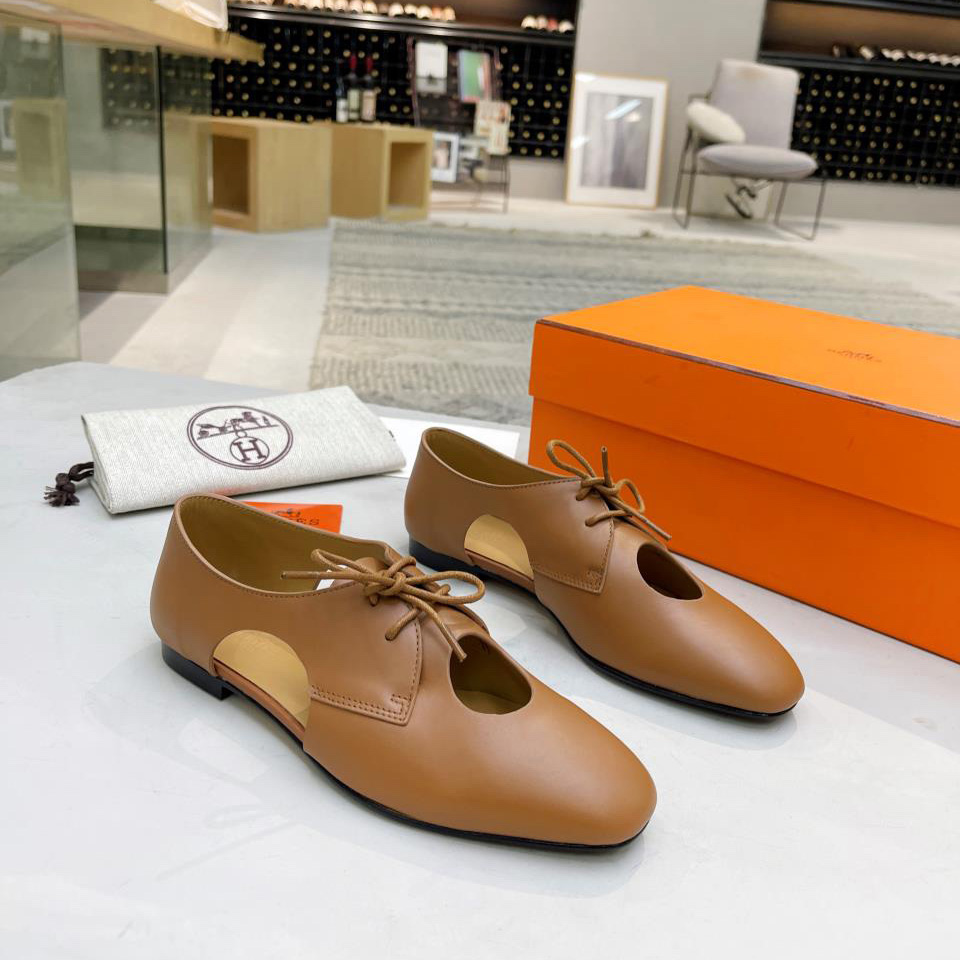 Hermes Lace-Up Shoes - DesignerGu