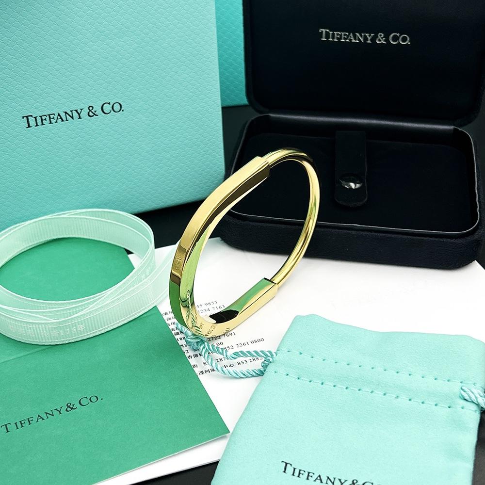 Tiffany&CO Lock Bangle In Yellow Gold - DesignerGu