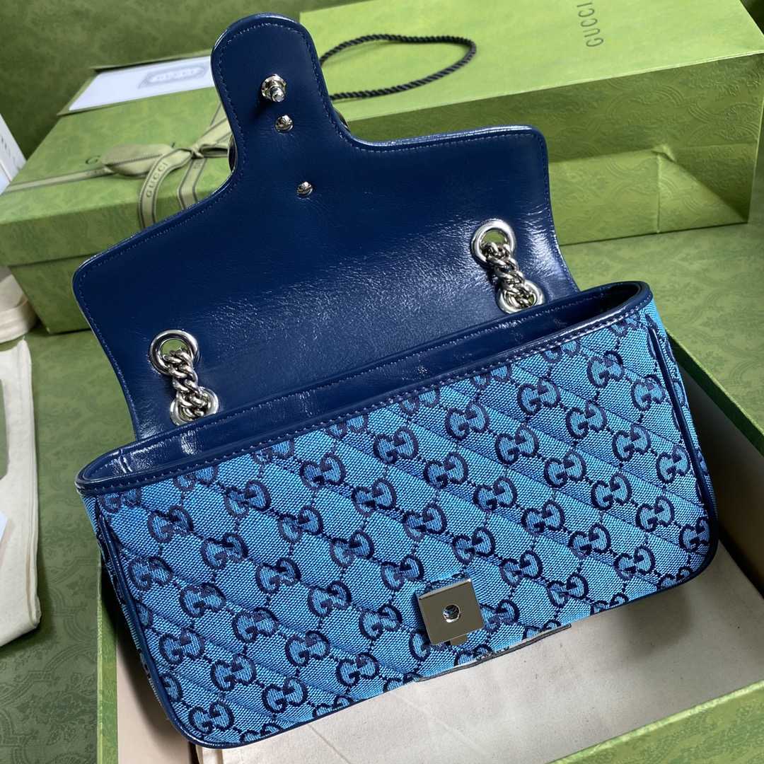 Gucci GG Marmont Mini Shoulder Bag(26-15-7cm) - DesignerGu