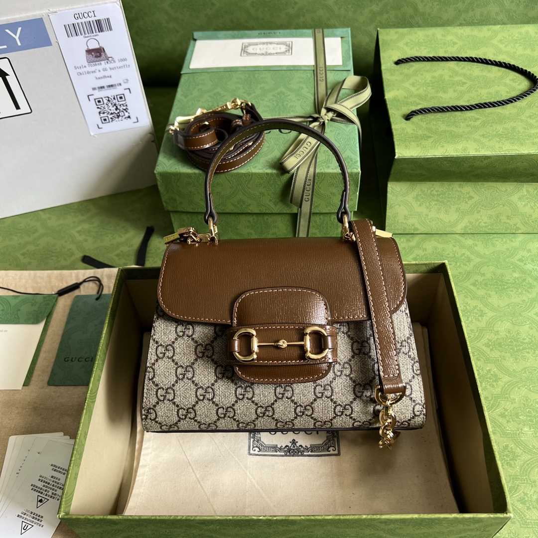 Gucci Horsebit 1955 Mini Bag(22x16x10.5cm) - DesignerGu