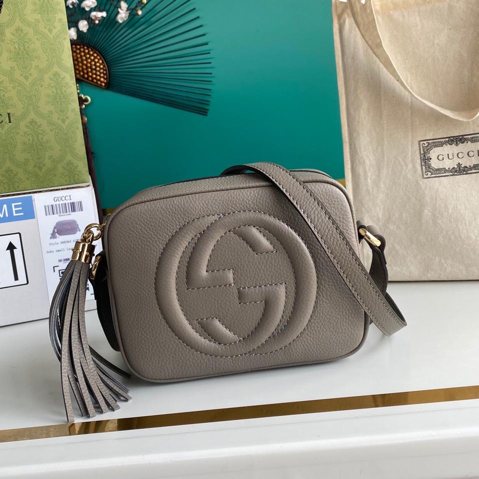 Gucci Soho Small Leather Disco Bag(22-15-7cm) - DesignerGu