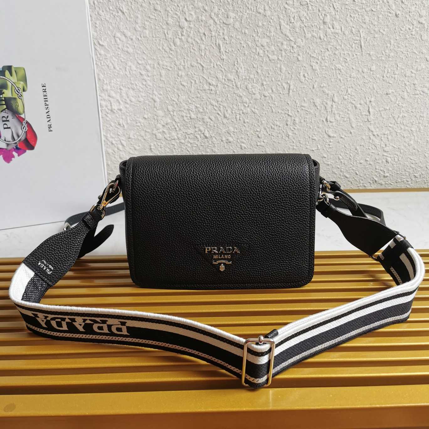 Prada Leather Shoulder Bag - DesignerGu