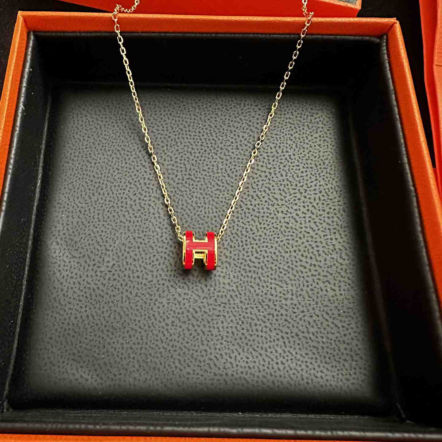 Hermes Mini Pop H Necklace - DesignerGu