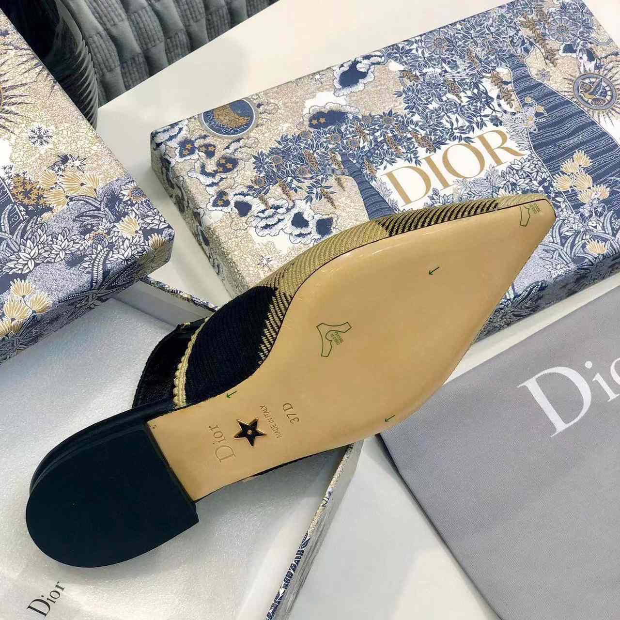 Dior J'adior Ribbon Slingback Flat - DesignerGu