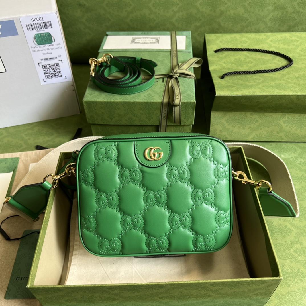 Gucci GG Matelassé Small Bag(21.5-17-7.5cm) - DesignerGu