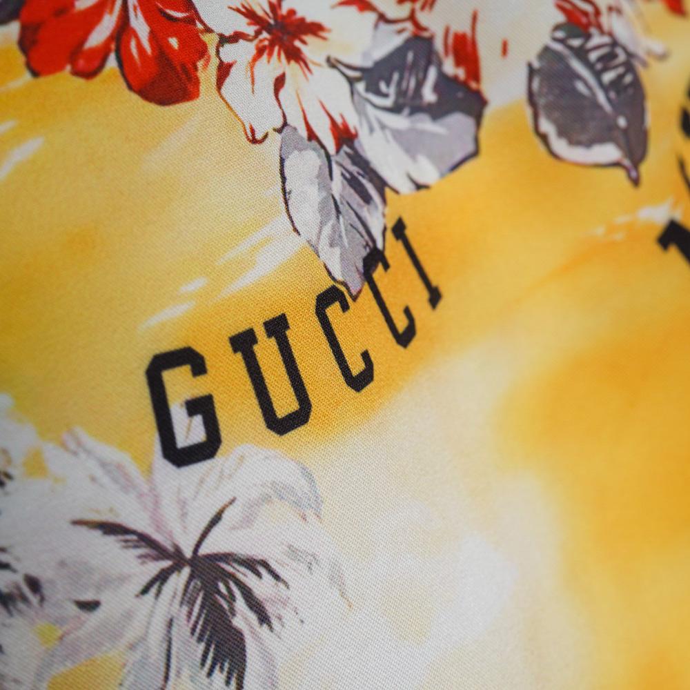 Gucci Printed Cotton Poplin Bowling Shirt & Shorts - DesignerGu