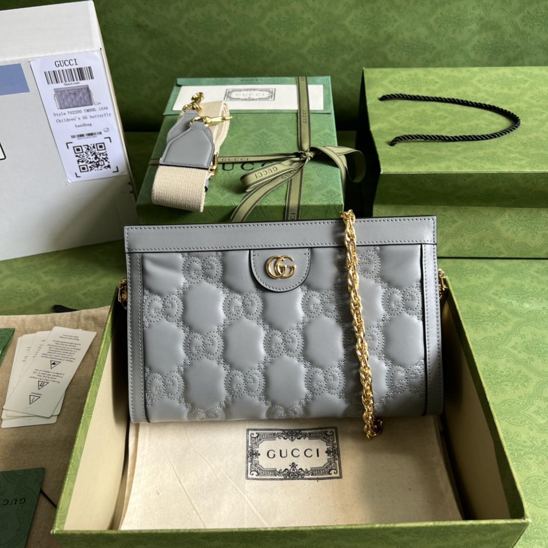 Gucci GG Matelassé Small Bag(26*17.5*8cm) - DesignerGu