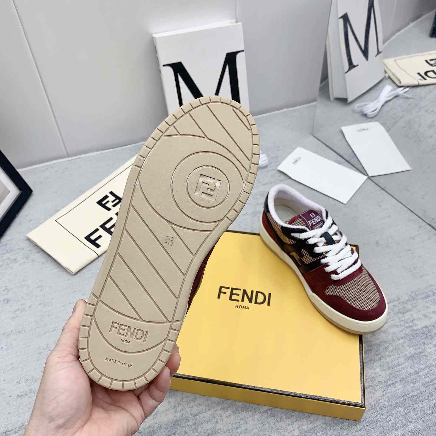 Fendi Match Sneaker - DesignerGu