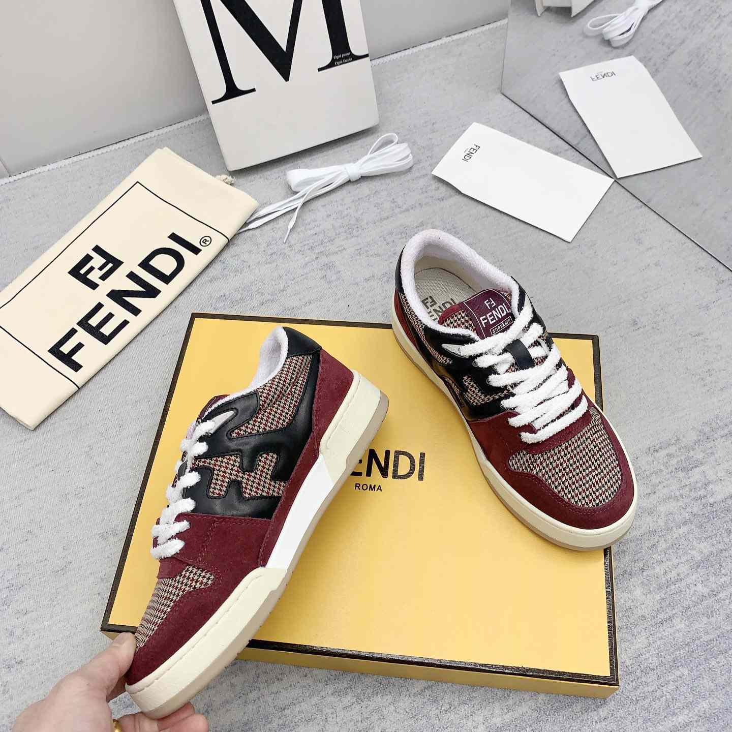 Fendi Match Sneaker - DesignerGu